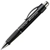 Faber-Castell Pen Grip Plus Ball M Zwart 5 Stuks