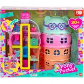 Polly Pocket Gelato Huis Spelset - Gelato Huis met lift, ijsthema en meer dan 25 accessoires