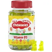 Chewwies - Vitamine D3, citroensmaak - 30 kauwtabletten