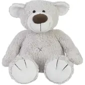 Happy horse Beer Baggio Knuffel 70cm - Grijs - Baby knuffel