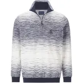 Babista Regular Fit Half-Zip Sweater blauw, Motief