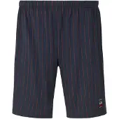 Jan Vanderstorm Comfort Fit Korte pyjamabroek donkerblauw, Gestreept