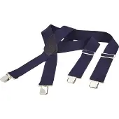 Jan Vanderstorm Bretels donkerblauw, Effen