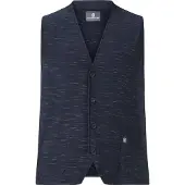 Jan Vanderstorm Gilet 'Ahlmann' donkerblauw