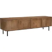 LivingFurn tv meubel elan 180x50x40 cm mangohout