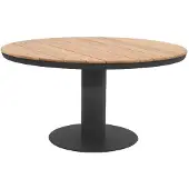 AVH-Collectie Palazzo dining tafel Ø160xH75 cm teak aluminium antraciet