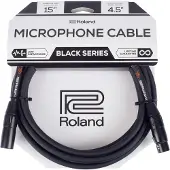 Roland Black Series Microphone Cable 15ft/4.5m