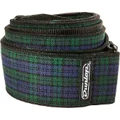 Dunlop Strap D6731 Jacquard Black Watch Plaid