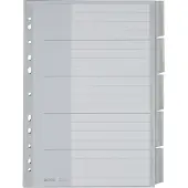 Leitz tabbladen, blanco, A4 breed, 5-delig