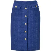 MADELEINE Rok royal blue/koningsblauw