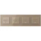 Livolo | Goud | SR | 4 | Slide-Dimmer | Wisselschakelaar - Bekijk