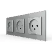 Livolo Wandcontactdoos | Zonder Randaarde | Grijs | .nl | Bekijk hier!
