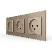 Livolo Wandcontactdoos | Zonder Randaarde | Goud | .nl | Bekijk hier!