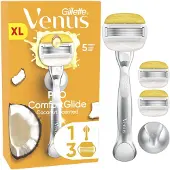 Gillette Venus Olay Comfortglide Scheersysteem + 3 Mesjes - Set van 4