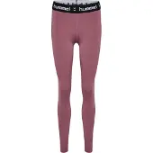 Hummel Sportbroek 'Pulse' mauve / zwart / wit