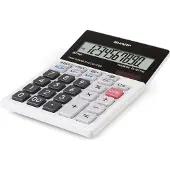 Sharp rekenmachine - ELM711GGY - grijs - 10 digit - 1x LR44 batterij - SH-ELM711GGY