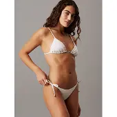 Calvin Klein Bikinibroekje met vetersluiting opzij
