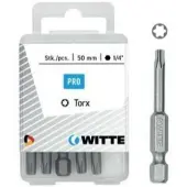 Witte 429605 T 20 Torx Bit 5 Eenheden