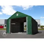TOOLPORT Tenthal 6x8 m, PRIMEtex zeil, donkergroen, met statica (aarde)