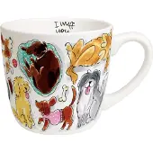 Blond Amsterdam , Dier: Cappuccino mok 0,5L Dog love