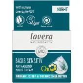 Lavera Basis sensitiv Anti-rimpels Q10 Nachtcrème 50 ml