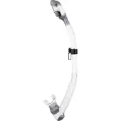 Cressi Dry Diving Snorkel Transparant,Grijs