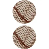 House Doctor Diva serveerplank Ø15 cm Bruin
