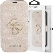 GUESS Boekomslag (iPhone 13 Pro Max), Smartphonehoes, Roze