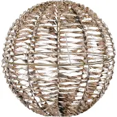 Intratuin Kersthanger Iris Bal Goud Met Verlichting D 30 H 30 Cm