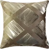 Linen&More Sierkussen Kira Bruin / Goud 45 X 45 Cm
