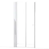 Maxaro Zircon Comfort Douchedeur | 105 cm Chroom Helder glas Vouwdeur