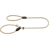 Hunter retrieverlijn voor hond met stop freestyle beige 170x0,8 cm