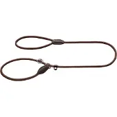 Hunter retrieverlijn voor hond met stop freestyle bruin 170x0,8 cm