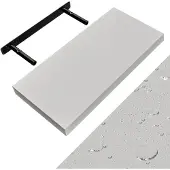 Casaria Wandplank Zwevend Mat Wit MDF 50x23x3,8cm