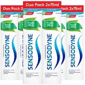 Sensodyne 3x Sensodyne Tandpasta Fresh Mint Duo 2 Stuks