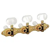 Schaller HGO 1 Baseplate 3 L Gold Stemmechanieken voor gitaar