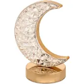 Atmosphera Kids Bella Maanvorm Tafellamp - 14x10x19cm - Goud