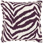 Unique living kussenhoes rowan 45x45cm dark purple