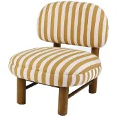 Homla - Armchair - LUMEN - Beige en Wit - 64x69.5x77 cm