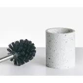 Beliani PERENE - Badkameraccessoireset - Terrazzo wit - Polyresin