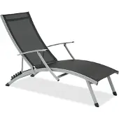 Garden Point Antracietkleurig ligbed Salto