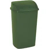 V-Part Kunststof afvalbak met swing deksel 50 liter groen