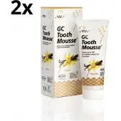Gc Tooth Mousse Vanille - 2 stuks - Voordeelverpakking
