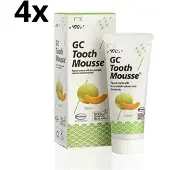 Gc Tooth Mousse Meloen - 4 stuks - Voordeelverpakking