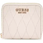 GUESS Portemonnee 'VALLA SLG SMALL ZIP AROUND' crème