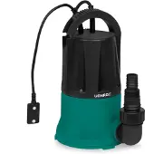 Vonroc Dompelpomp 400W – 6000l/h - Vlakzuigpomp tot 1mm restwater | Schoon water