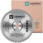 Vonroc Cirkelzaagblad – 185x20mm – 60 tanden – Geschikt voor laminaat – Universeel