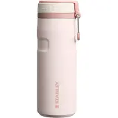 Stanley Twist Flip 2.0 Waterfles met draaidop met springveer 0.47L - 10 Uur Koud - 2 Dagen Koud Met IJs - Roestvrijstalen Drinkfles - BPA Vrij - Lekvrij - Vaatwasserbestendig - Black