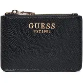 GUESS Etui 'LAUREL II SLG CREDIT CARD CASE' goud / zwart