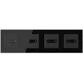 Livolo | Zwart | SR | 4 | Slide-Dimmer | Wisselschakelaar - Bekijk